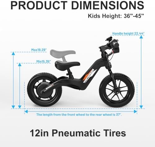 24v Electric Balance Bike: Best Kids' Ride for Fun Adventures - Image 6