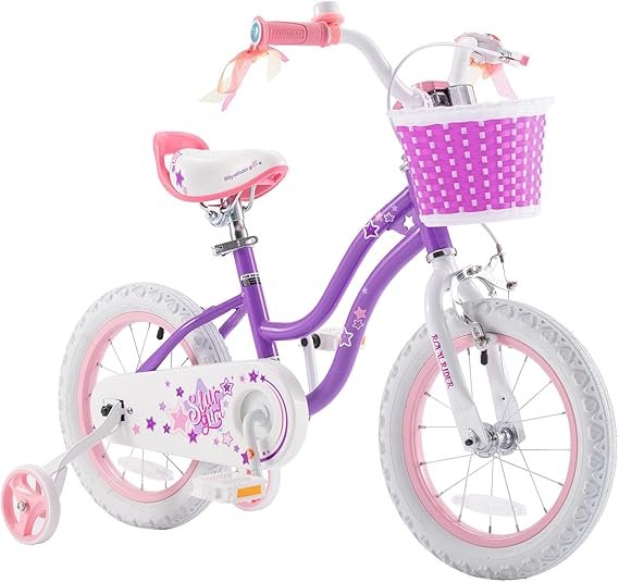 Stunning RoyalBaby Girls Bike: Effortless Learning Fun